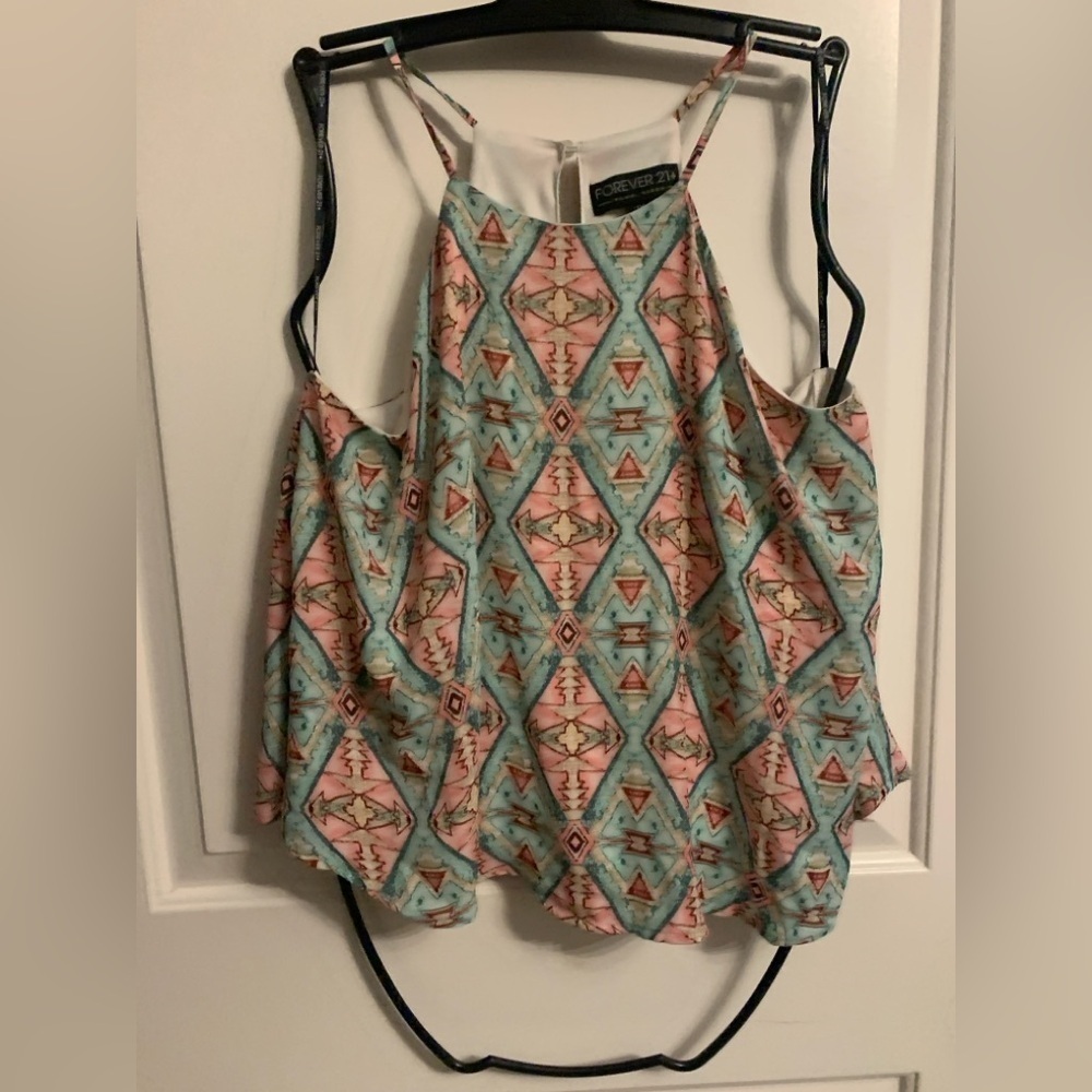 Forever 21 1X tank top, boho style, sleeveless, Preloved in great condition